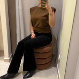 Top à épaulettes