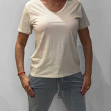 T-shirt col V