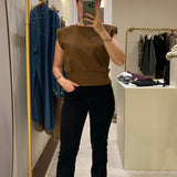 Top à épaulettes