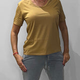 T-shirt col V