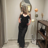 jupe longue dentelle