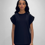 T-shirt épais à mancheron