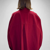 Surchemise jean bordeaux