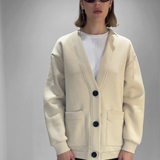 Cardigan épais beige