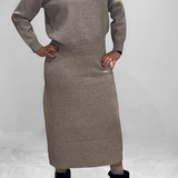 Pull zippé en maille