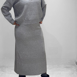 Pull zippé en maille