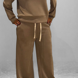 Pantalon jogging marron clair