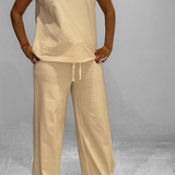 Pantalon de jogging beige