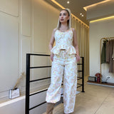 top peplum "bloom" fleuri
