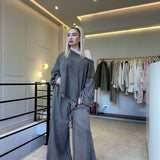 top oversize "cloud" gris